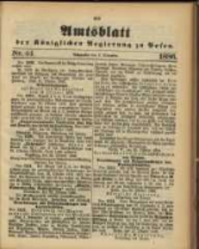 Amtsblatt der K&ouml;niglichen Regierung zu Posen. 1886.11.02 Nro.44