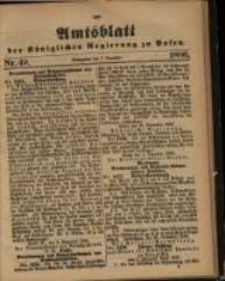 Amtsblatt der K&ouml;niglichen Regierung zu Posen. 1886.12.07 Nro.49