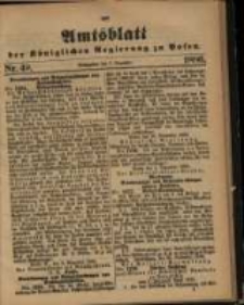 Amtsblatt der Königlichen Regierung zu Posen. 1886.12.07 Nro.49
