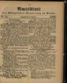 Amtsblatt der K&ouml;niglichen Regierung zu Posen. 1886.12.21 Nro.51