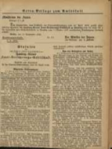 Extra = Beilage zum Amtsblatt