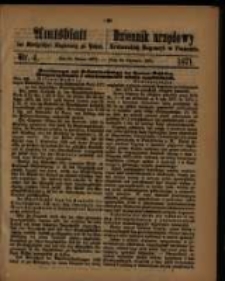 Amtsblatt der Königlichen Regierung zu Posen. 1871.01.24 Nro.4