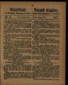 Amtsblatt der K&ouml;niglichen Regierung zu Posen. 1871.01.31 Nro.5