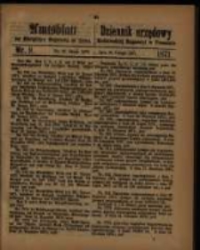 Amtsblatt der K&ouml;niglichen Regierung zu Posen. 1871.02.28 Nro.9
