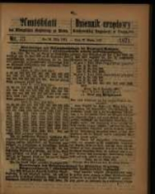 Amtsblatt der K&ouml;niglichen Regierung zu Posen. 1871.03.28 Nro.13