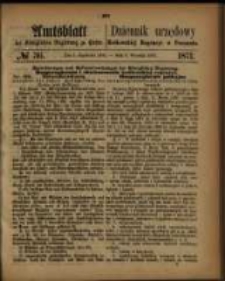 Amtsblatt der K&ouml;niglichen Regierung zu Posen. 1871.09.05 Nro.36
