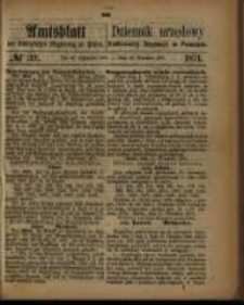 Amtsblatt der Königlichen Regierung zu Posen. 1871.09.26 Nro.39