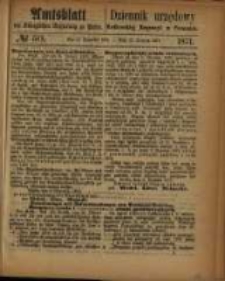 Amtsblatt der K&ouml;niglichen Regierung zu Posen. 1871.12.12 Nro.50