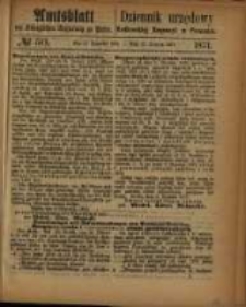 Amtsblatt der Königlichen Regierung zu Posen. 1871.12.12 Nro.50