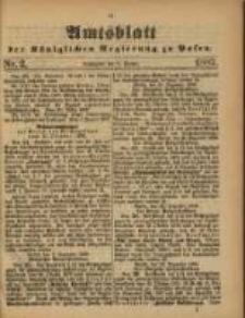 Amtsblatt der Königlichen Regierung zu Posen. 1887.01.11 Nro.2