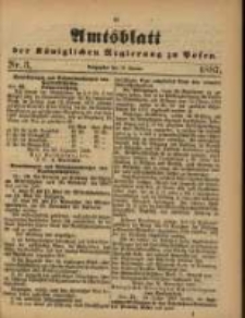 Amtsblatt der Königlichen Regierung zu Posen. 1887.01.18 Nro.3