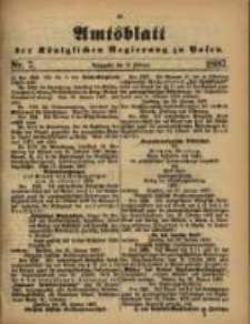 Amtsblatt der K&ouml;niglichen Regierung zu Posen. 1887.02.15 Nro.7