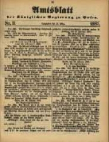 Amtsblatt der Königlichen Regierung zu Posen. 1887.03.15 Nro 11
