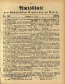 Amtsblatt der K&ouml;niglichen Regierung zu Posen. 1887.06.07 Nro 23