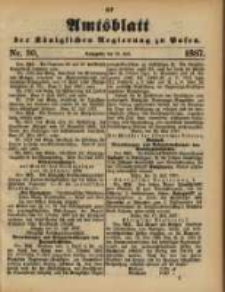 Amtsblatt der K&ouml;niglichen Regierung zu Posen. 1887.07.26 Nro.30