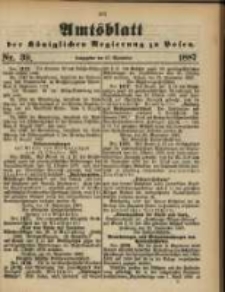 Amtsblatt der Königlichen Regierung zu Posen. 1887.09.27 Nro.39