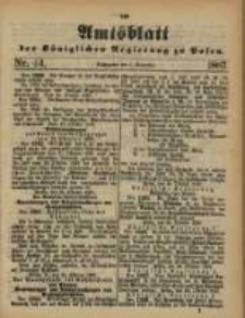 Amtsblatt der K&ouml;niglichen Regierung zu Posen. 1887.11.01 Nro.44