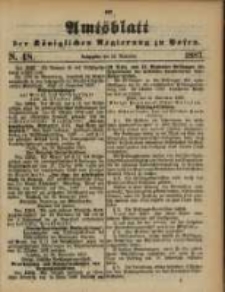 Amtsblatt der Königlichen Regierung zu Posen. 1887.11.29 Nro.48