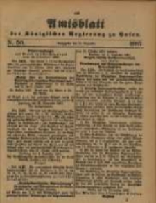Amtsblatt der K&ouml;niglichen Regierung zu Posen. 1887.12.13 Nro.50