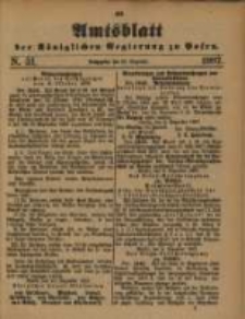 Amtsblatt der Königlichen Regierung zu Posen. 1887.12.20 Nro.51