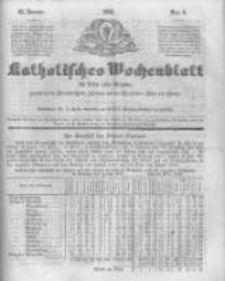 Katholisches Wochenblatt für Leser aller Stände zunächst für die Diöcesen Culm, Ermeland und das Erzbisthum Posen und Gnesen. 1851.01.25 No4