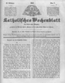 Katholisches Wochenblatt für Leser aller Stände zunächst für die Diöcesen Culm, Ermeland und das Erzbisthum Posen und Gnesen. 1851.02.15 No7