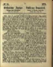 Oeffentlicher Anzeiger. 1873.05.08 Nro.19