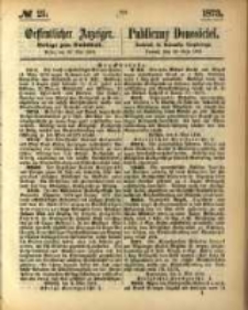 Oeffentlicher Anzeiger. 1873.05.22 Nro.21