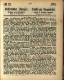 Oeffentlicher Anzeiger. 1873.05.29 Nro.22