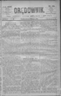 Orędownik: pismo dla spraw politycznych i spółecznych 1895.02.16 R.25 Nr39