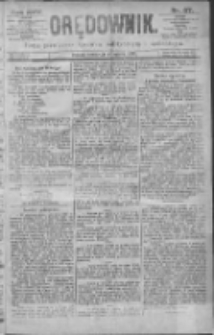 Orędownik: pismo dla spraw politycznych i sp&oacute;łecznych 1895.03.21 R.25 Nr67