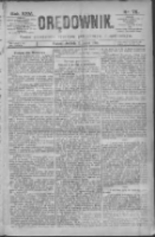 Orędownik: pismo dla spraw politycznych i spółecznych 1895.03.31 R.25 Nr75