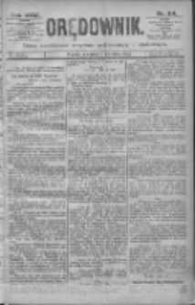 Orędownik: pismo dla spraw politycznych i spółecznych 1895.04.11 R.25 Nr84