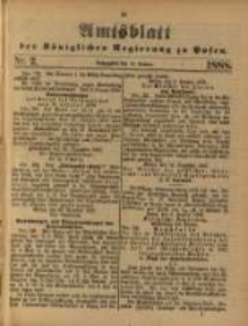 Amtsblatt der K&ouml;niglichen Regierung zu Posen. 1888.01.10 Nro.2