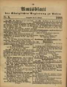 Amtsblatt der Königlichen Regierung zu Posen. 1888.02.21 Nro.8