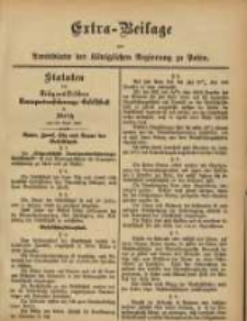 Extra = Beilage zum Amtsblatt der K&ouml;niglichen Regierung zu Posen.