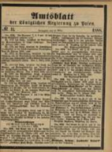 Amtsblatt der Königlichen Regierung zu Posen. 1888.03.13 Nro.11