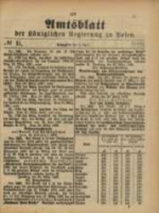 Amtsblatt der K&ouml;niglichen Regierung zu Posen. 1888.04.03 Nro.14
