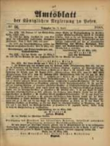 Amtsblatt der Königlichen Regierung zu Posen. 1888.04.17 Nro.16