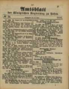 Amtsblatt der Königlichen Regierung zu Posen. 1888.06.12 Nro.24