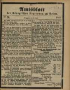 Amtsblatt der Königlichen Regierung zu Posen. 1888.06.26 Nro.26