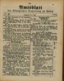 Amtsblatt der K&ouml;niglichen Regierung zu Posen. 1888.07.03 Nro.27