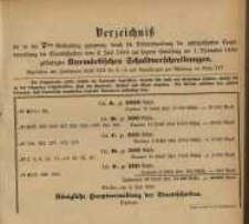 Verzeichniss der in der 7ten ... vom 2. Juli 1888 &hellip;am 1. November 1888 &hellip; Schuldverschreibungen
