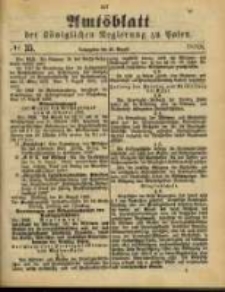 Amtsblatt der Königlichen Regierung zu Posen. 1888