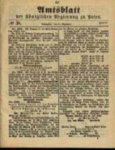 Amtsblatt der K&ouml;niglichen Regierung zu Posen. 1888.09.31 Nro.38