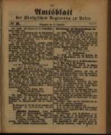 Amtsblatt der Königlichen Regierung zu Posen. 1888.11.13 Nro.46