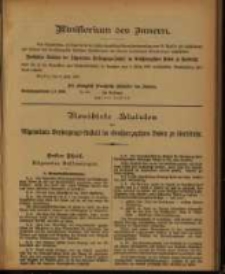 Ministerium des Innern