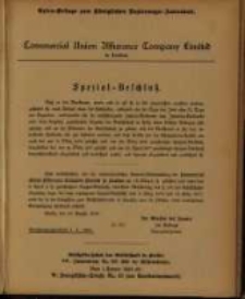 Extra = Beilage zum K&ouml;niglichen Regierungs &ndash; Amtsblatt