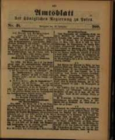 Amtsblatt der K&ouml;niglichen Regierung zu Posen. 1888.11.27 Nro.48