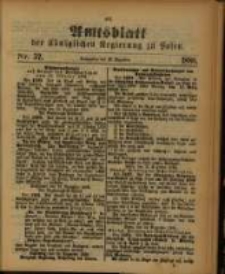 Amtsblatt der K&ouml;niglichen Regierung zu Posen. 1888.12.25 Nro.52